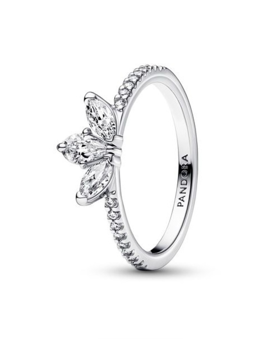Genuine Pandora Sparkling Herbarium Ring, Size 7; 192392C01-54